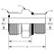World Wide Fittings Male Flat Face O-Ring to Metric Male O-Ring Boss Stud Straight 4314X04XM12 - alternate 2